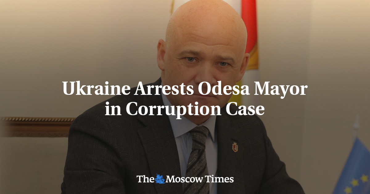 Odesa Mayor Arrested for Corruption by Ukrainian Prosecutors