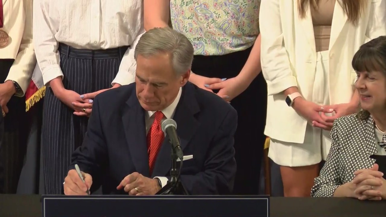 Texas Governor Signs Bill Limiting Transgender Athletes in College Sports