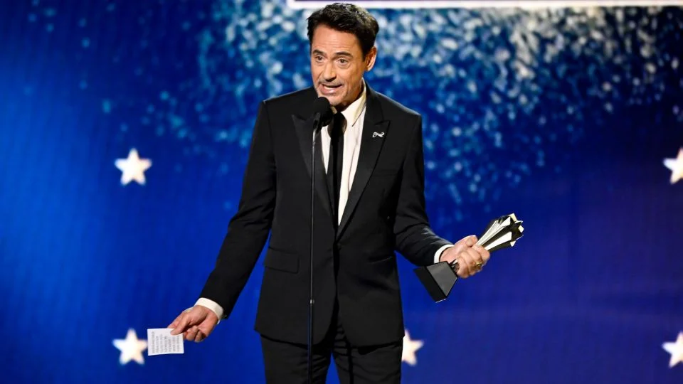 "Robert Downey Jr. Turns Critics' Words into Triumph at Critics Choice Awards"