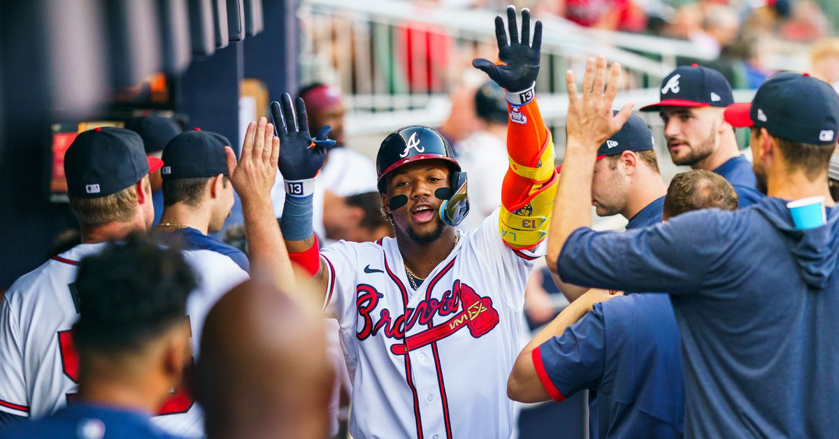 Featured image for "Ronald Acuña Jr. powers Atlanta Braves to 6-2 victory with two home runs"