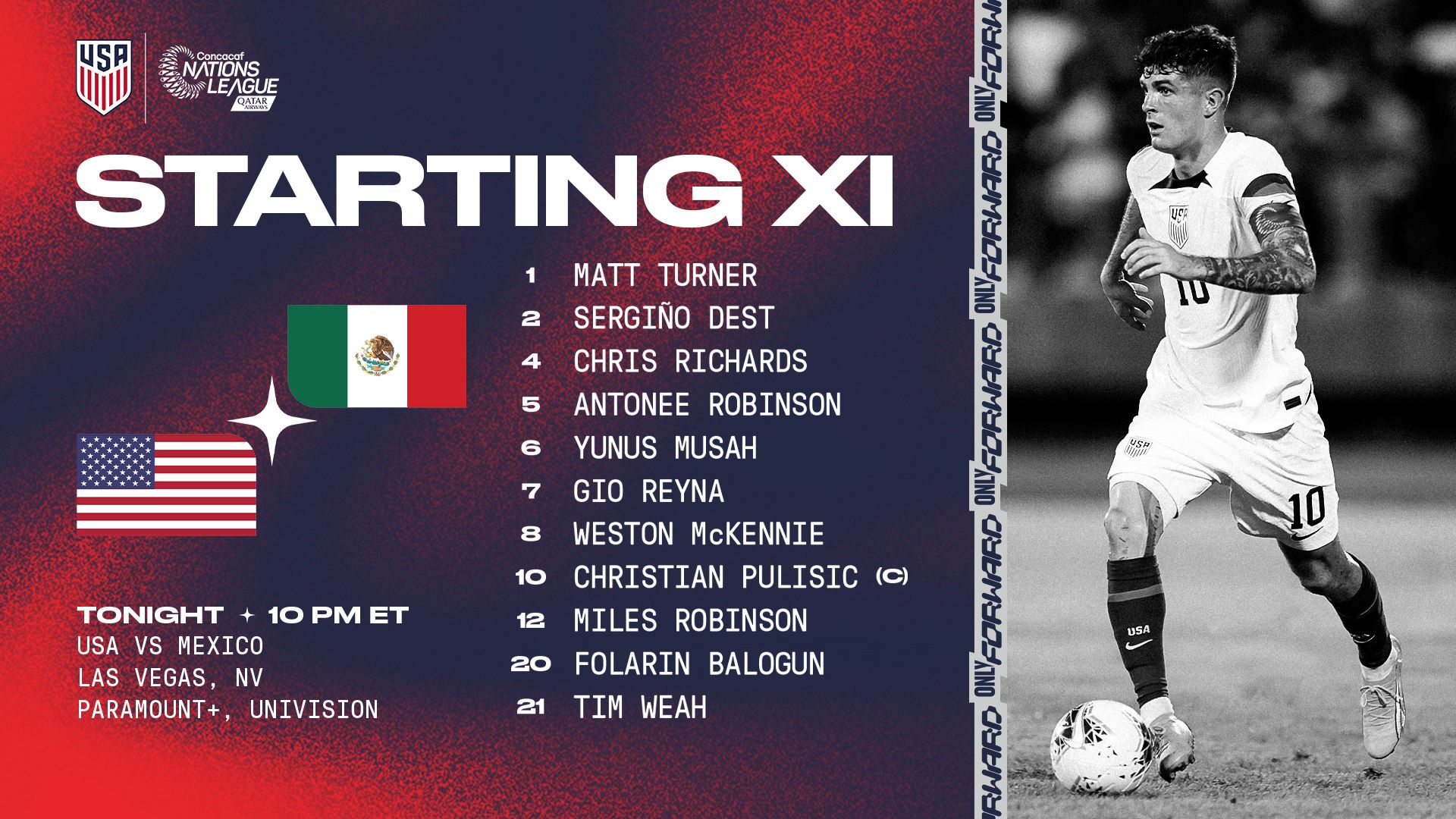 "USMNT faces Mexico in Concacaf Nations League semifinal with controversy on the field"