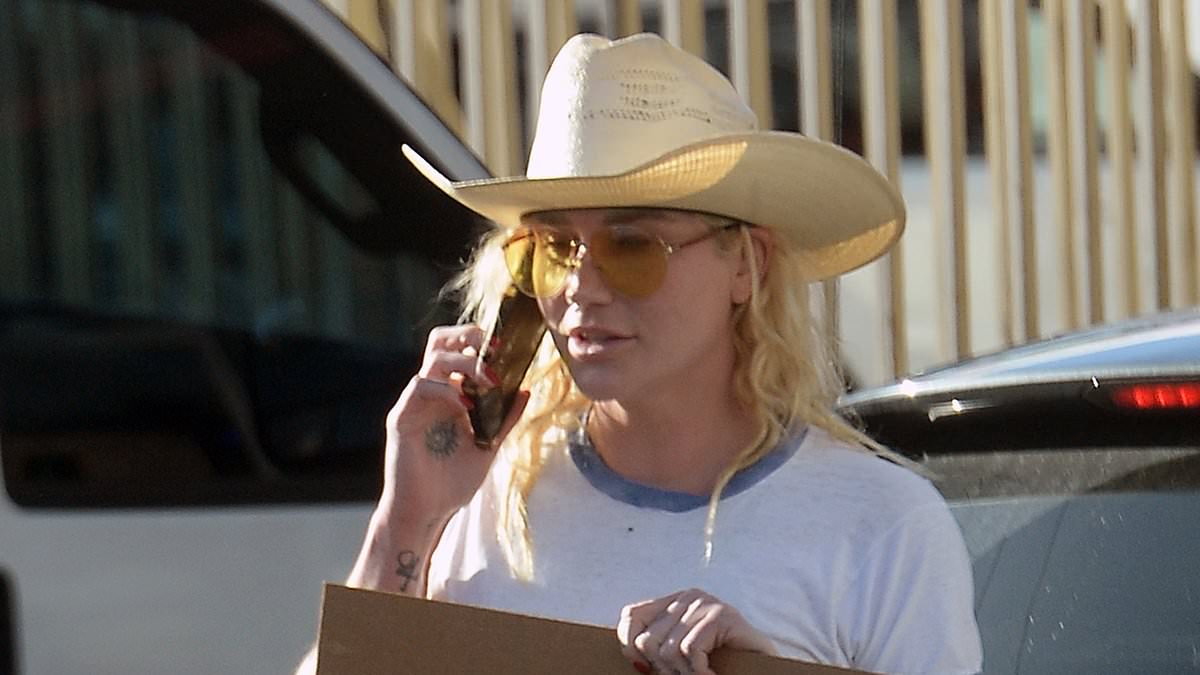 Featured image for "Kesha Teases Upcoming Music in Cowgirl Attire and Bold Yellow Shades"