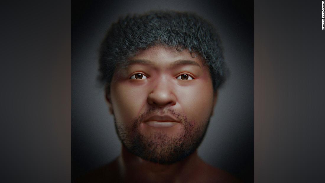 "Digital reconstruction reveals ancient Egyptian man's appearance after 35,000 years"