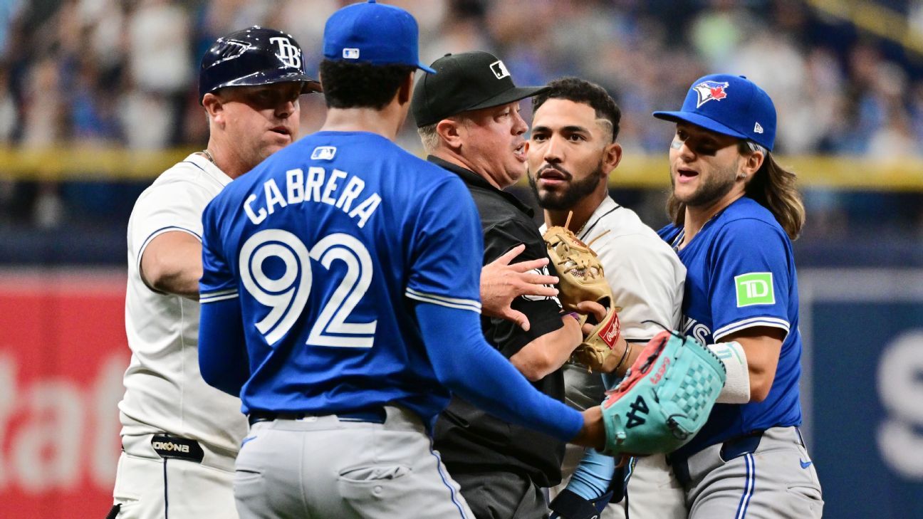 Featured image for "Blue Jays' Génesis Cabrera Suspended for Benches-Clearing Incident"