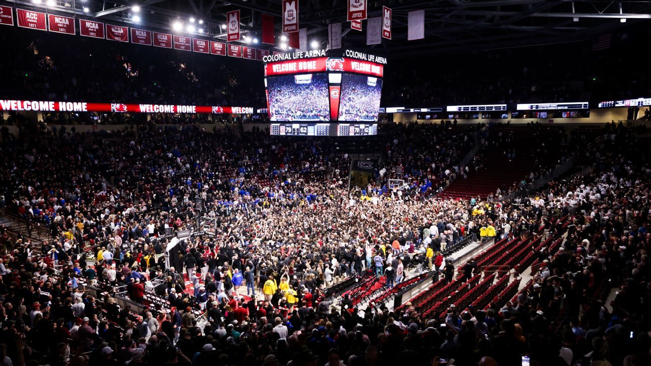 "SEC Fines South Carolina $100K for Court-Storming After Nightmare Loss to Kentucky"