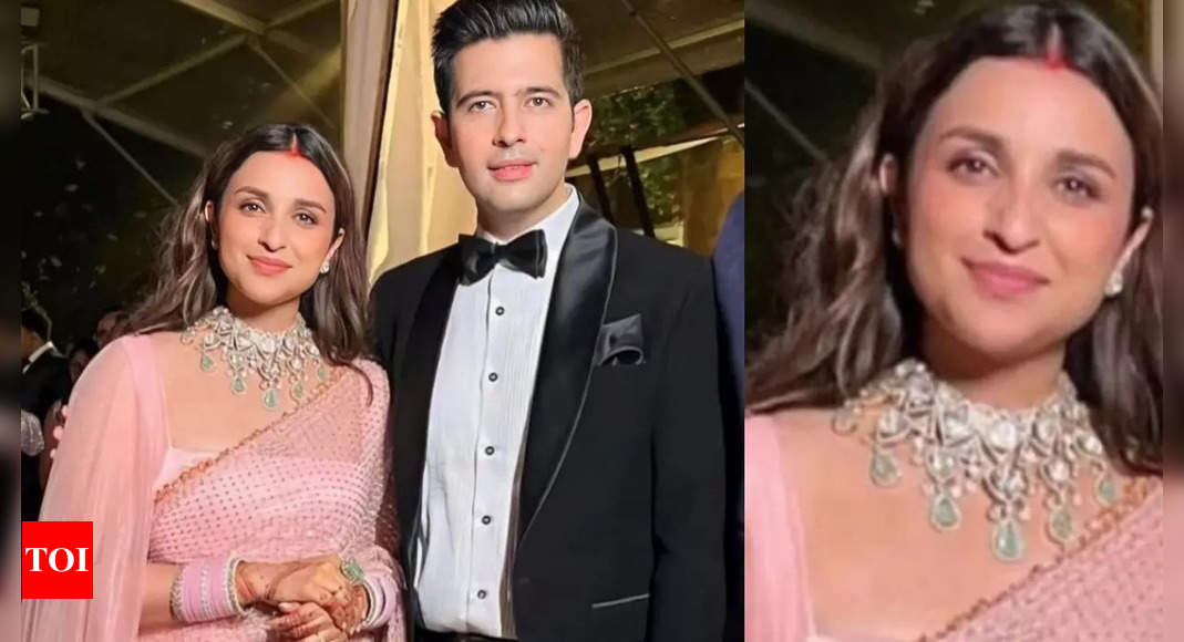 Featured image for Parineeti Chopra and Raghav Chadha's Wedding Reception Pictures Go Viral