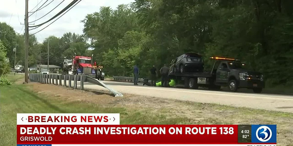 Investigation underway for fatal Route 138 crash in Griswold