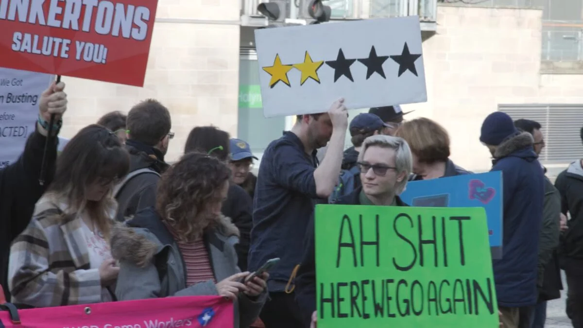 Featured image for Rockstar Employees Protest Layoffs and Alleged Union Busting