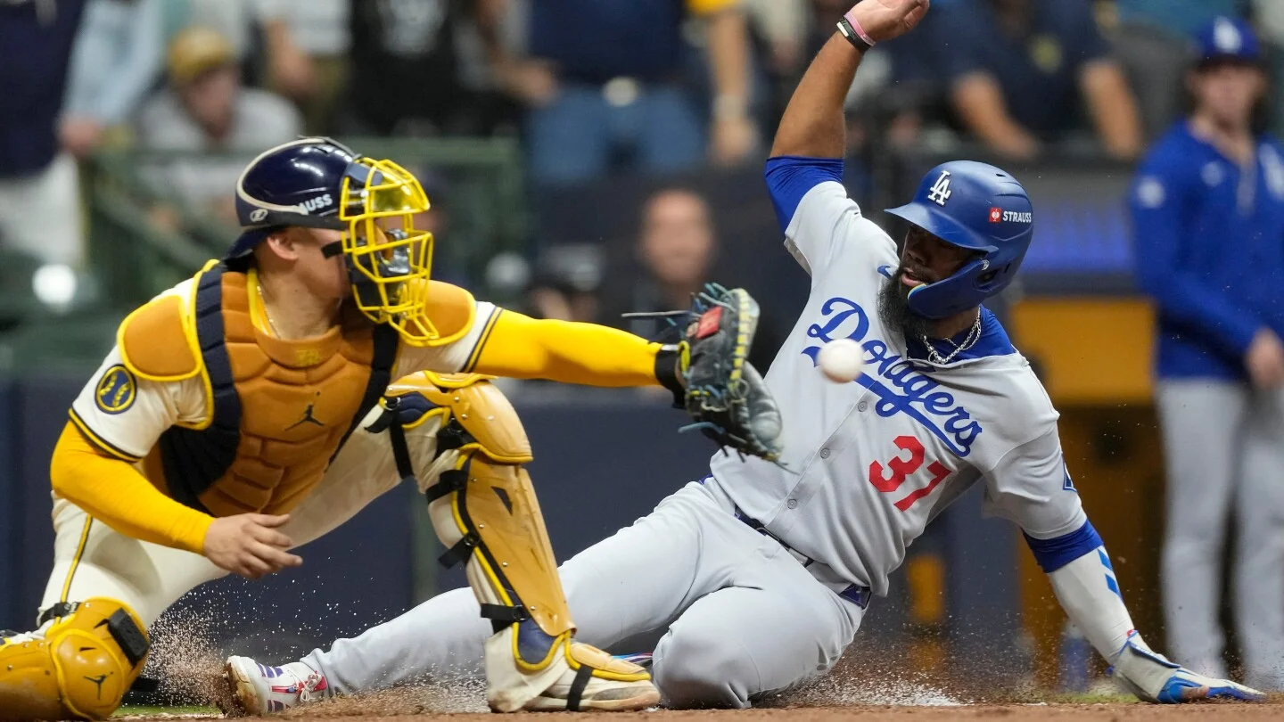 Featured image for Dodgers' Hernandez Reflects on Key Double Play in NLCS