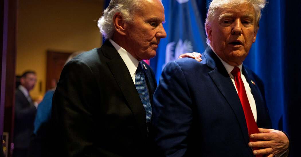 "Trump's Strategy to Overpower Haley with South Carolina Leaders"