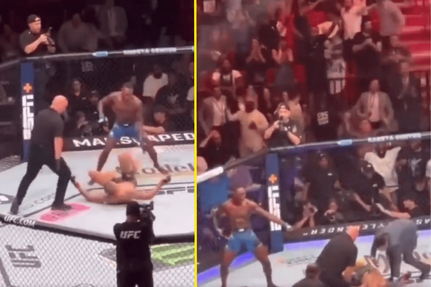 Featured image for "Israel Adesanya's Epic UFC 287 Victory: Fan Footage, Knockouts, and Press Conference Highlights"