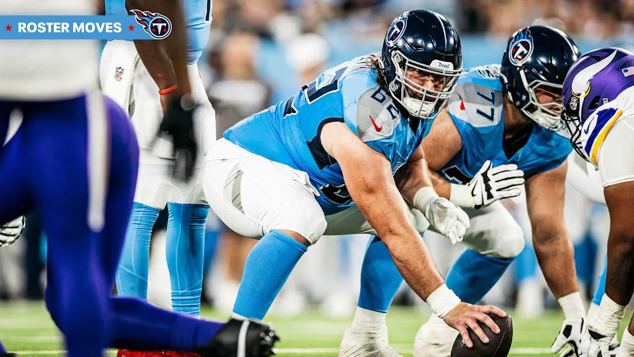 Titans Make Multiple Roster Moves Including Practice Squad Additions and Waiver Claims
