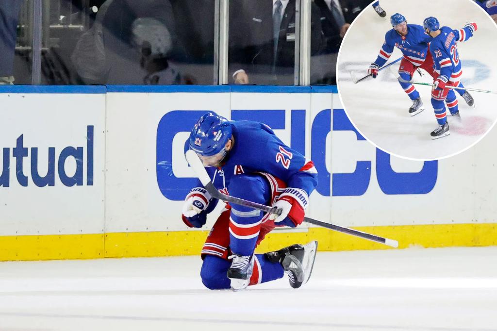 Featured image for Goodrow's OT Heroics Lead Rangers to Game 2 Victory Over Panthers
