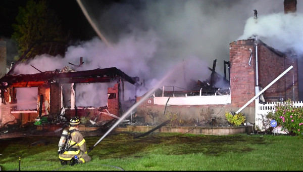 Herricks home fire leaves 7 hospitalized, 1 missing.