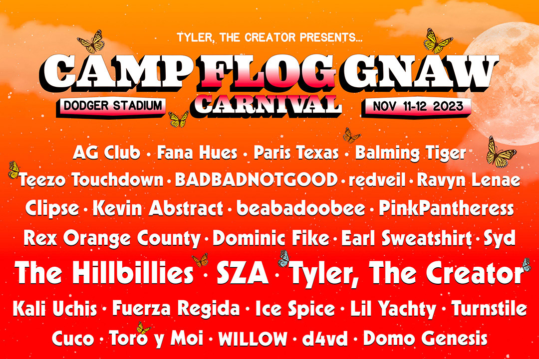 "Tyler, the Creator's Camp Flog Gnaw 2023: Kendrick Lamar, SZA, and More Headline"