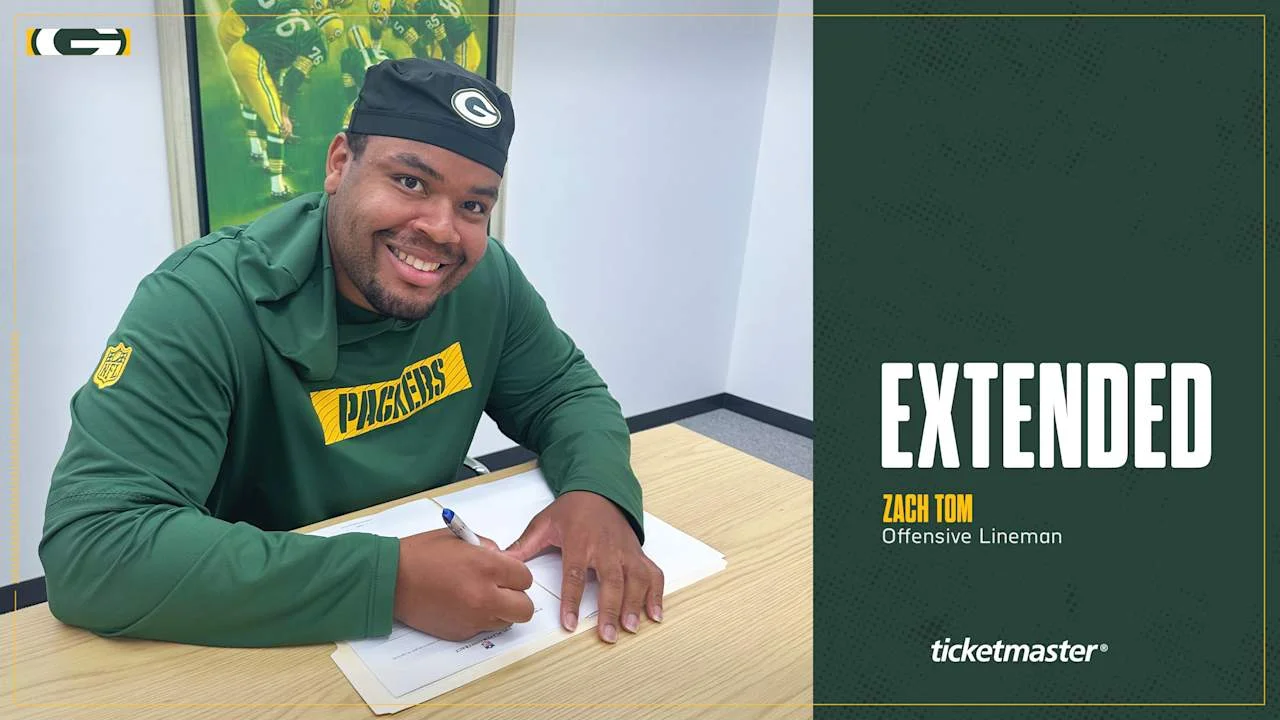 Packers sign Zach Tom to historic $88M extension with record signing bonus