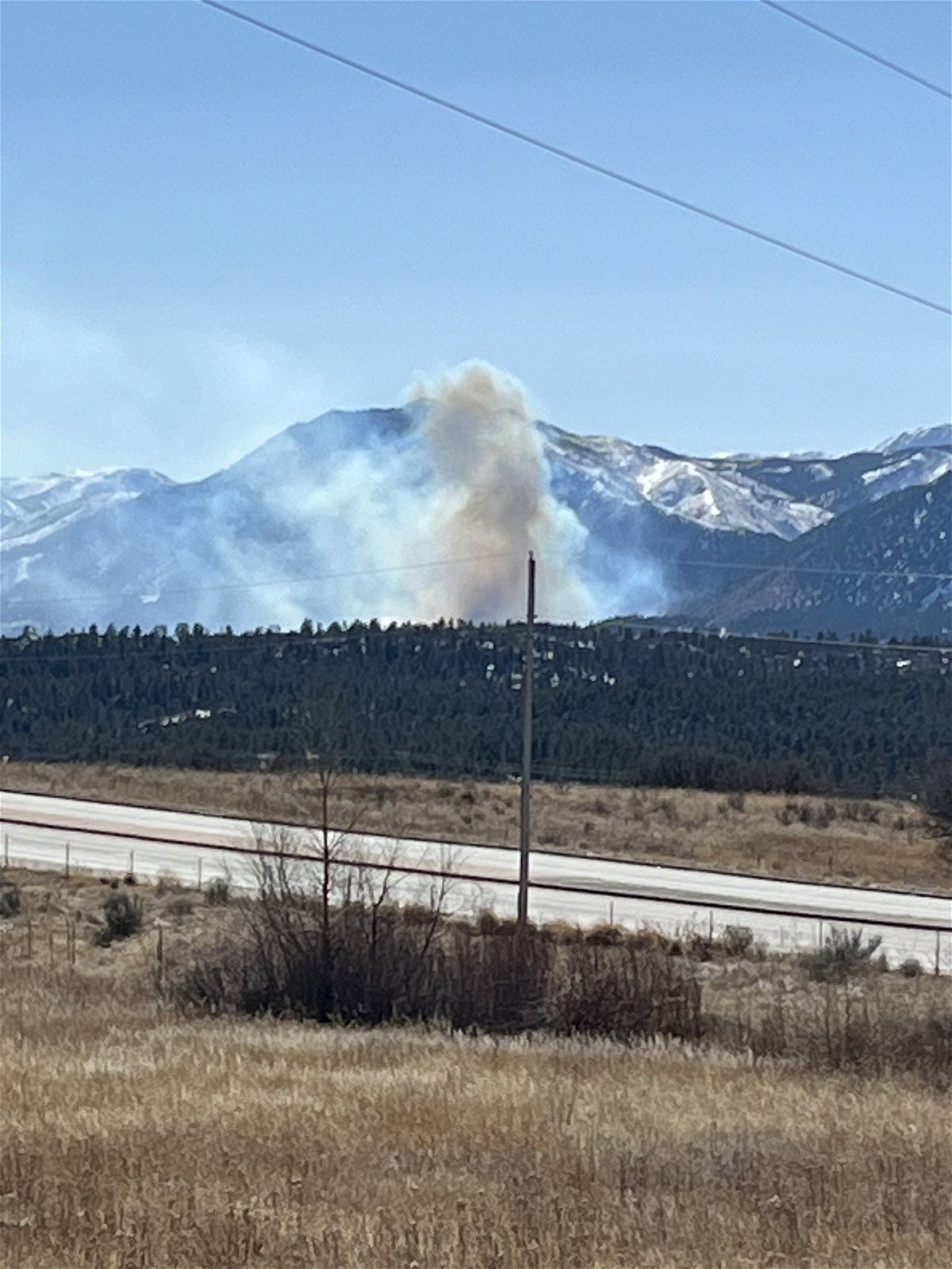 "Wildfire Engulfs Air Force Academy Grounds in Colorado Springs"
