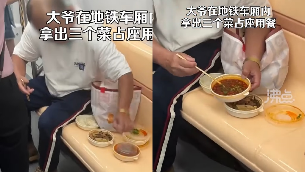 Man turns Chinese subway into private restaurant for 3-course meal.