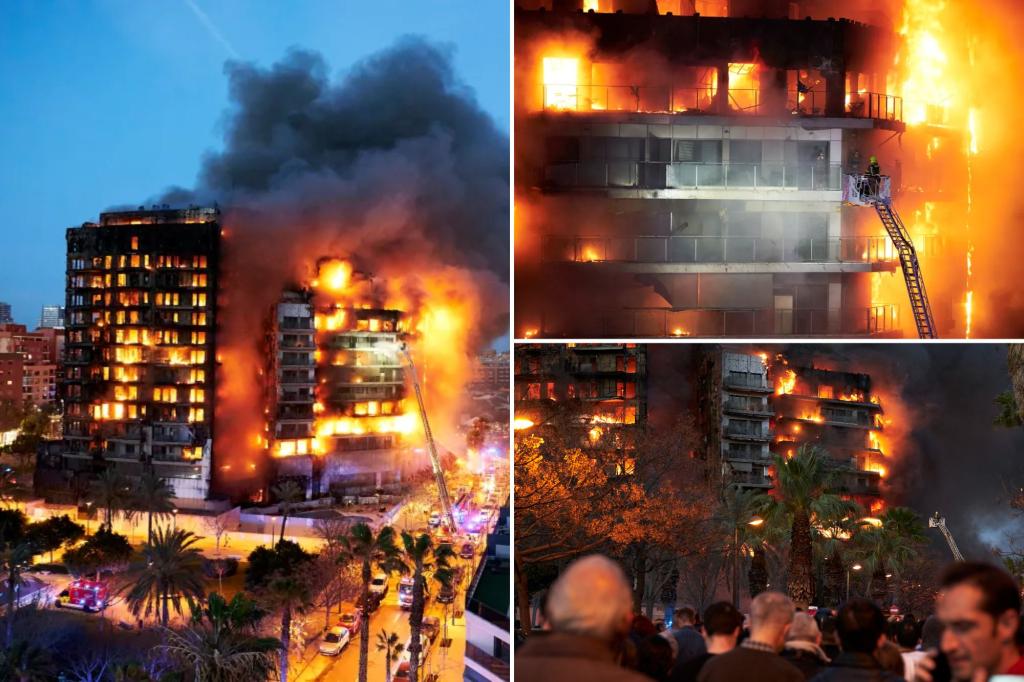 Featured image for "Deadly Fire Ravages Valencia, Leaving 4 Dead and 20 Missing"