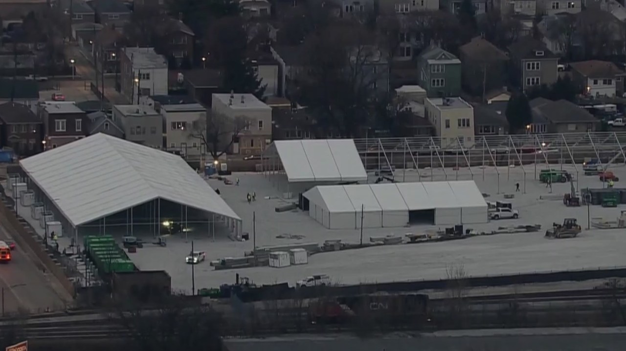 Featured image for "Chicago's Brighton Park Migrant Tent Site: Environmental Report Reveals Contaminants, City Deems it Safe"