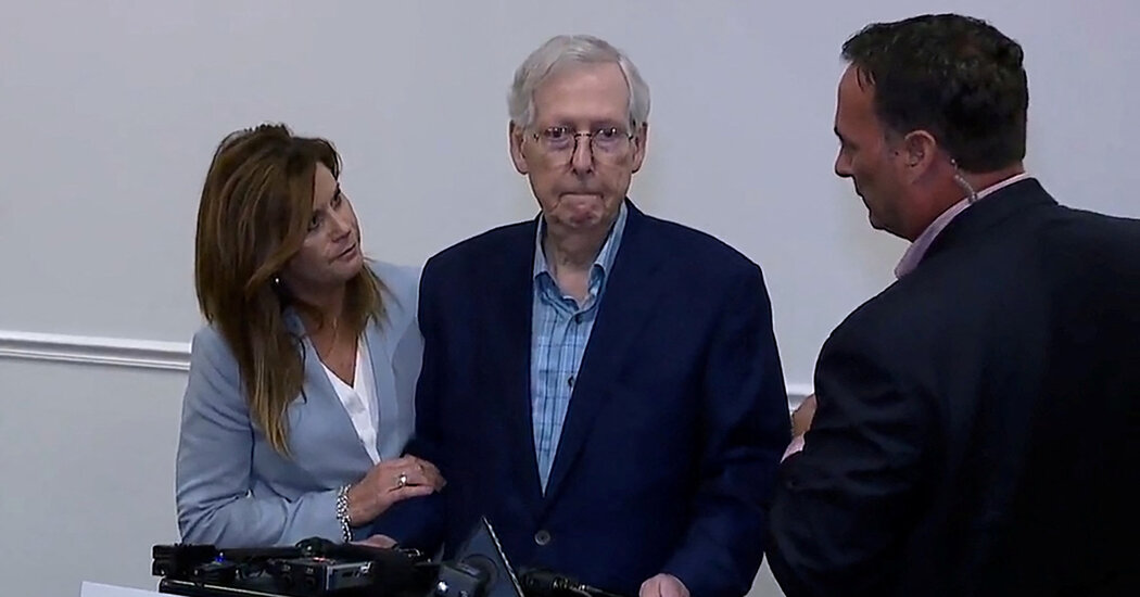 "Speculation Surrounds Mitch McConnell's Retirement Amidst Public Freezes"