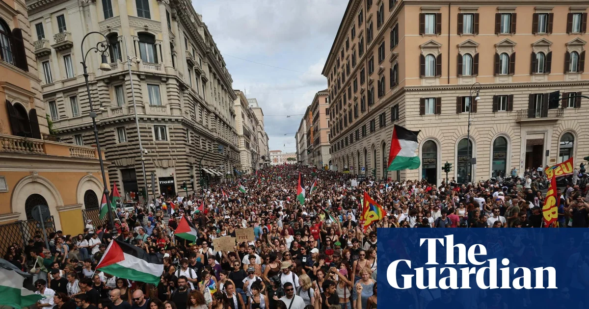 Featured image for Mass Pro-Palestine Protests Disrupt Italy Amid Gaza War