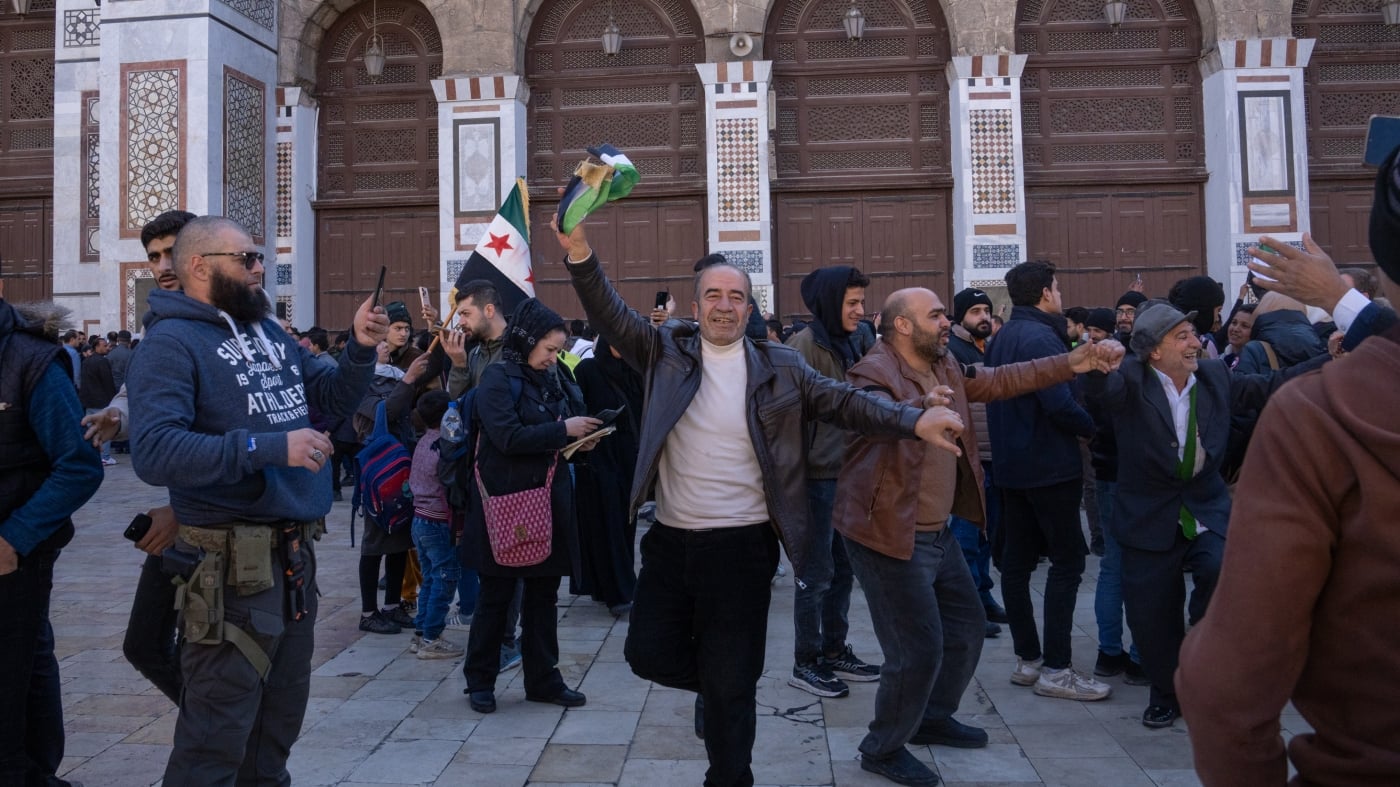Featured image for Syrians Celebrate First Friday Prayers Post-Assad Era