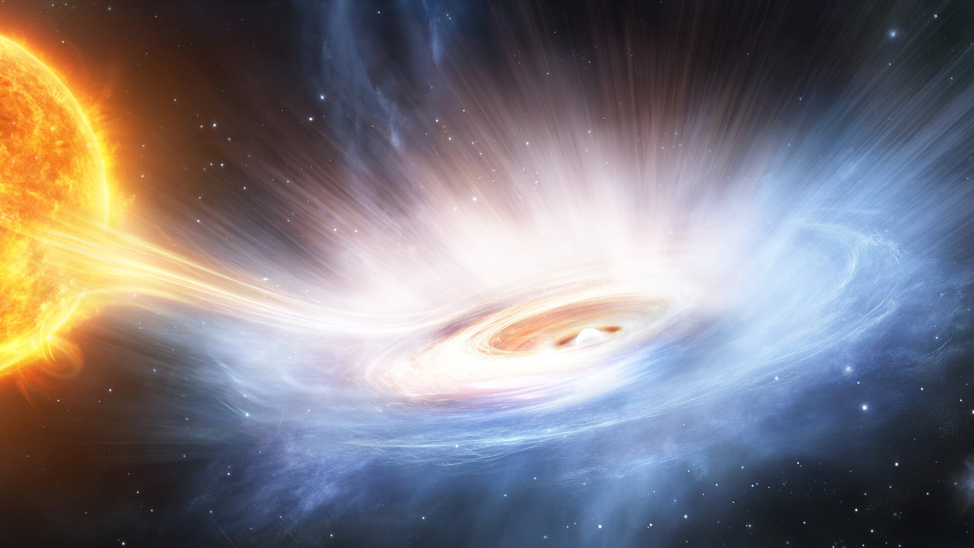 Featured image for XRISM reveals unexpected speeds in cosmic wind from X-ray binary