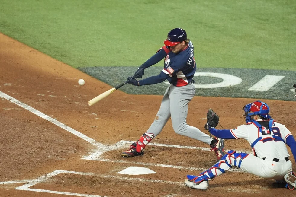 Henderson starts at third, belts homer in U.S. World Baseball Classic semifinal