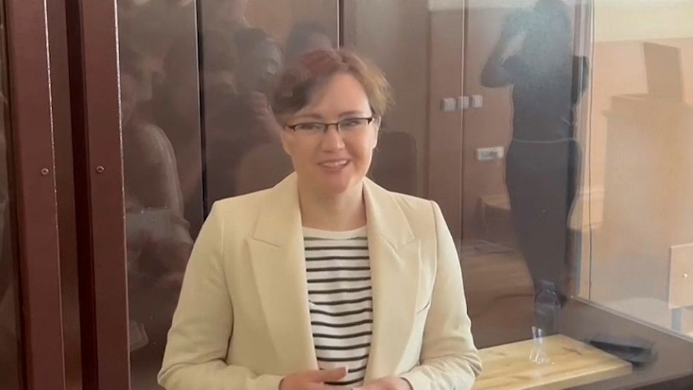 Russian court sentences Navalny ally Chanysheva to jail for alleged extremism.