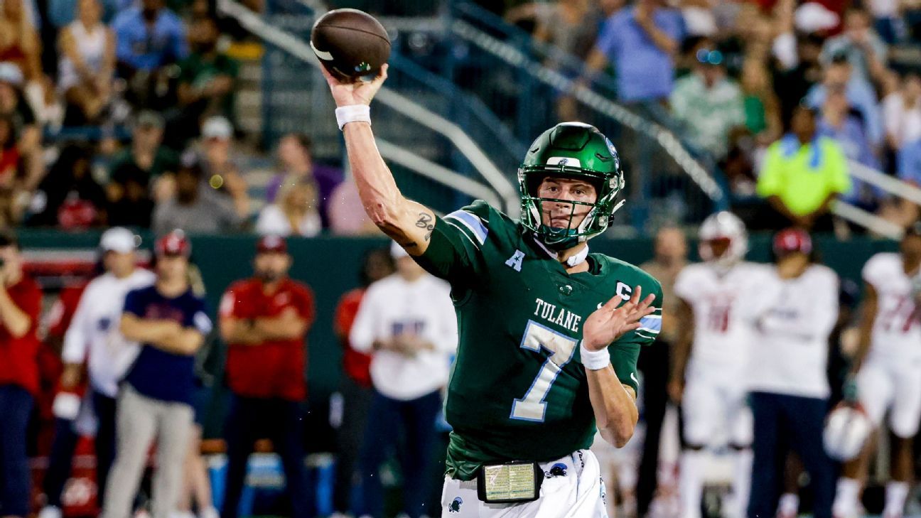 Featured image for Tulane QB Michael Pratt's Game-Time Decision and Predictions for Tulane vs Southern Miss Game
