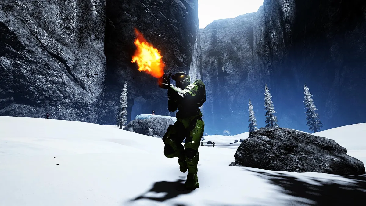 Featured image for "Halo Infinite Adds Classic Combat Evolved Level"