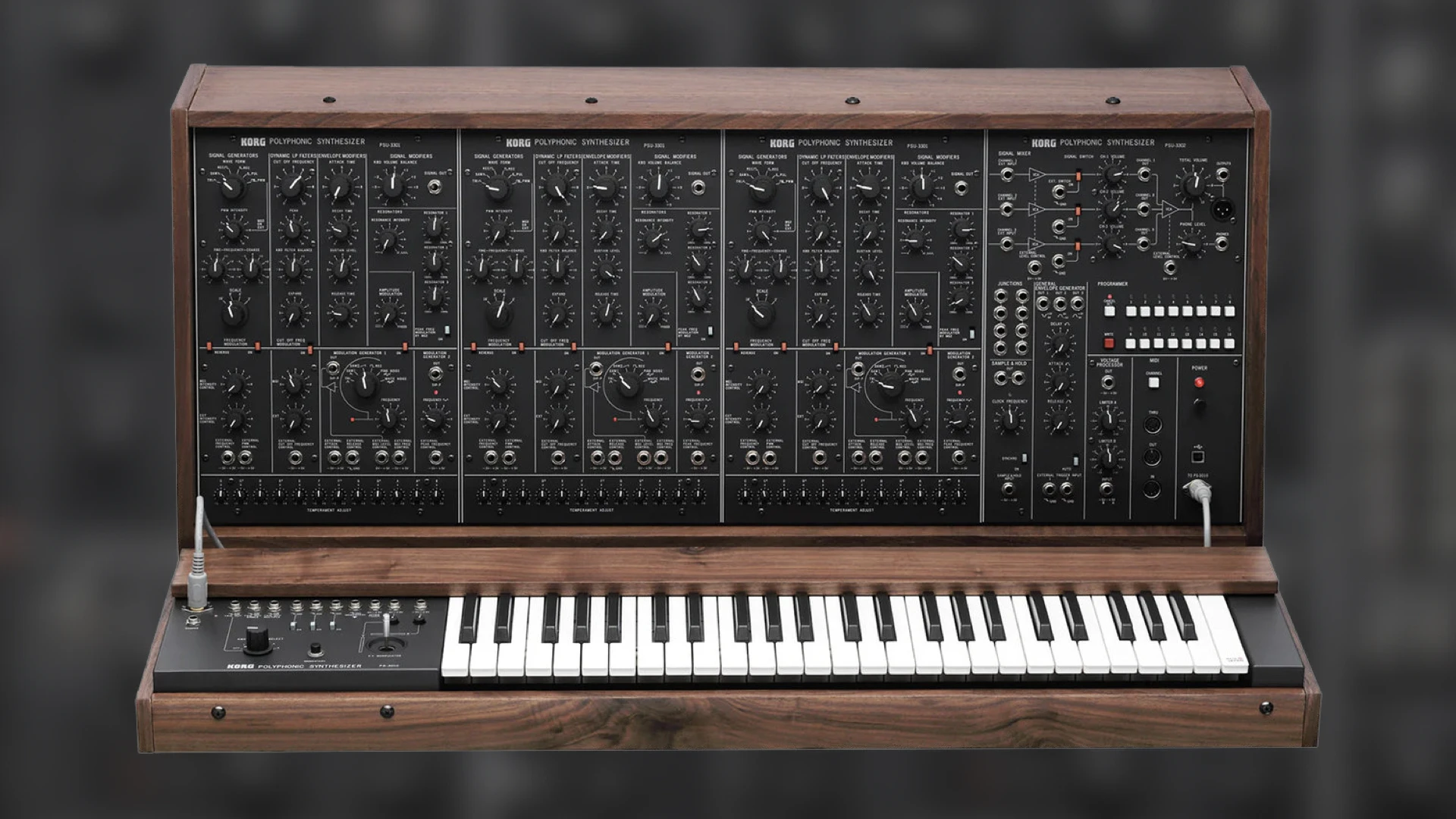 Featured image for "Korg Unveils Full-Scale Reissue of Legendary PS-3300 FS Synthesizer for NAMM 2024"