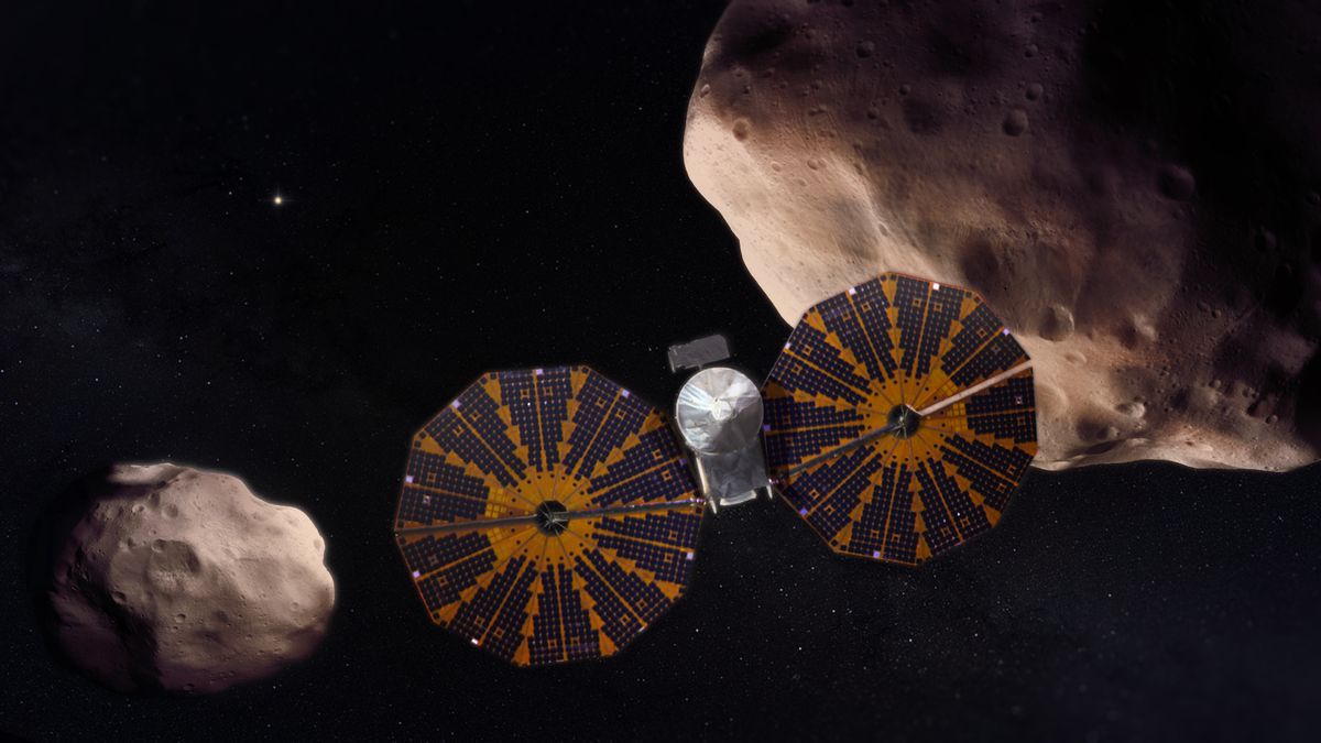 Featured image for Lucy probe set for historic space rock flyby in November.