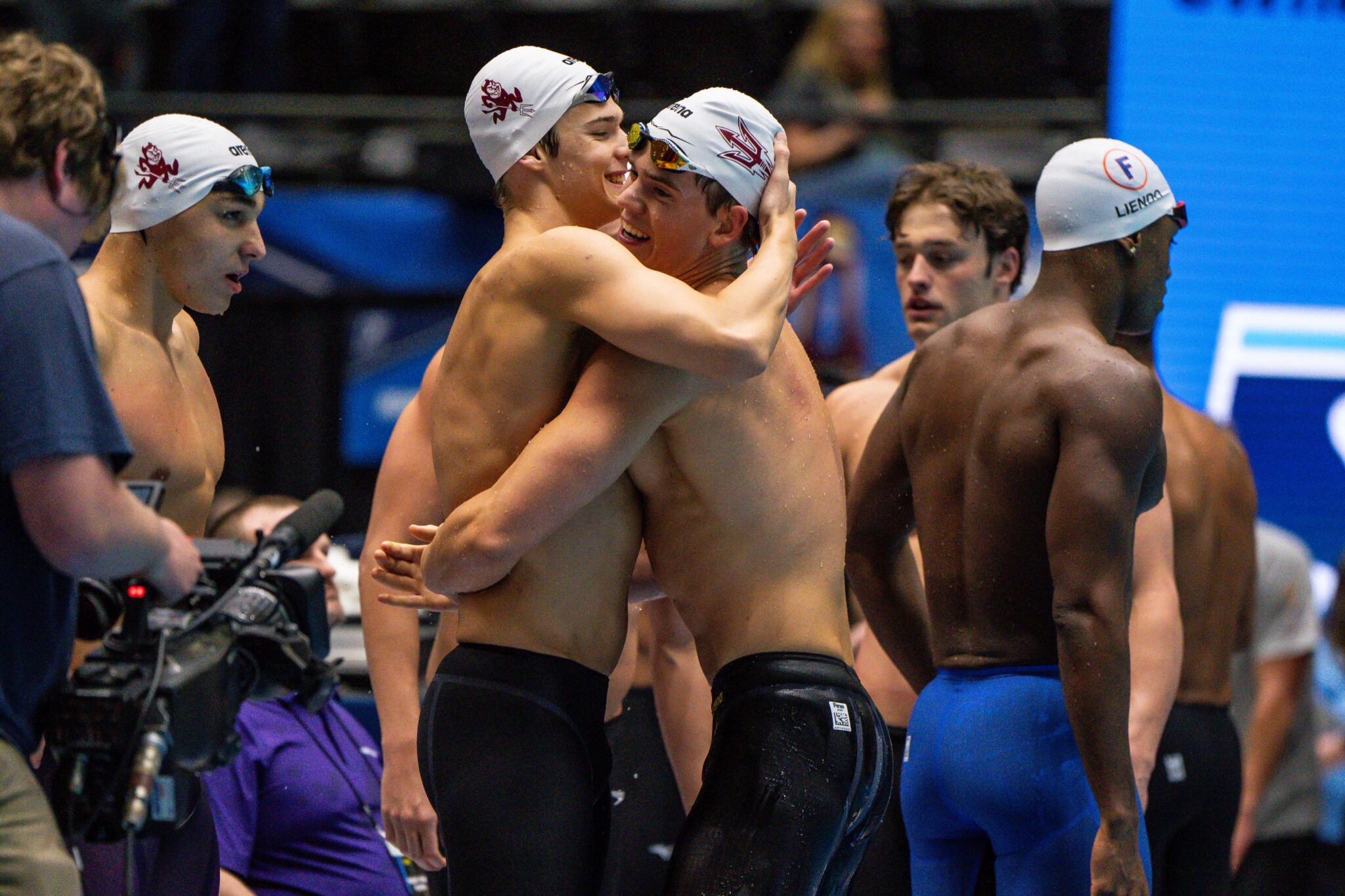 Featured image for "Arizona State Dominates 2024 NCAA Men's Swimming Championships with Record-Breaking Performances"