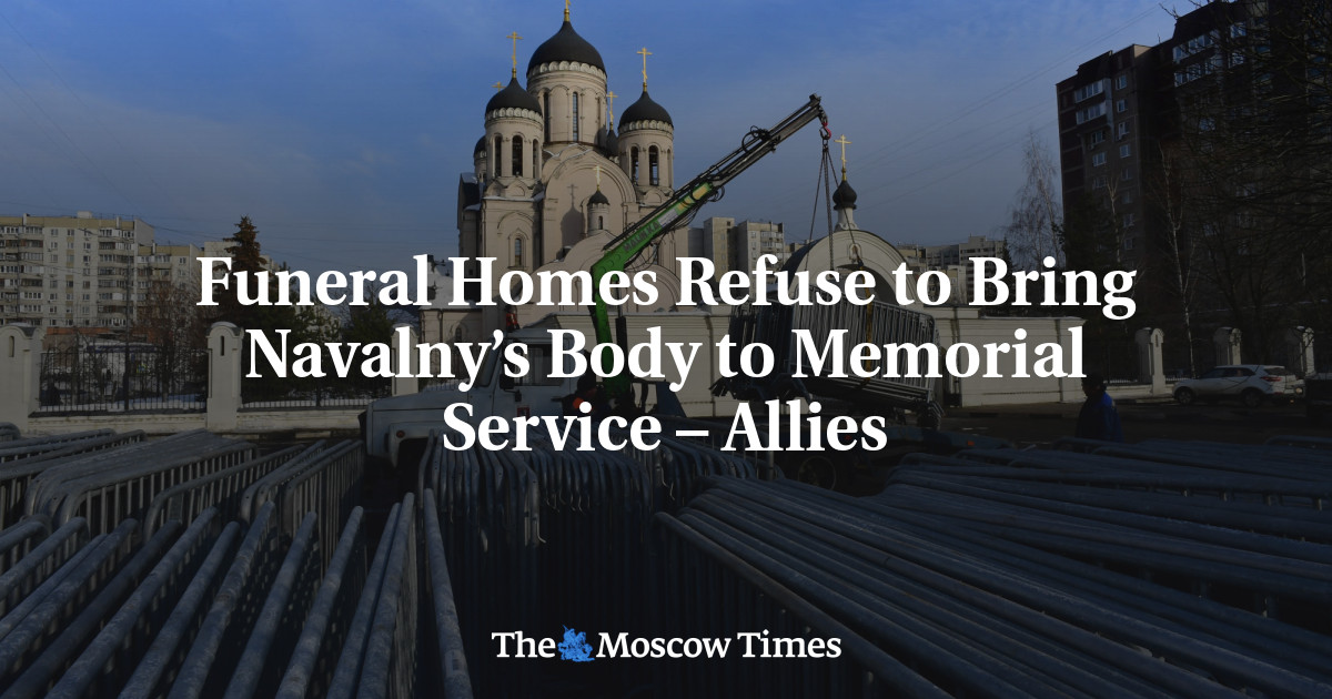 Navalny's Funeral Disrupted by Refusal to Transport Body
