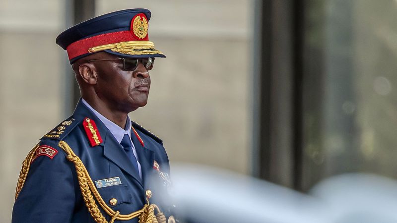 Featured image for "Kenya's Military Chief Killed in Helicopter Crash"
