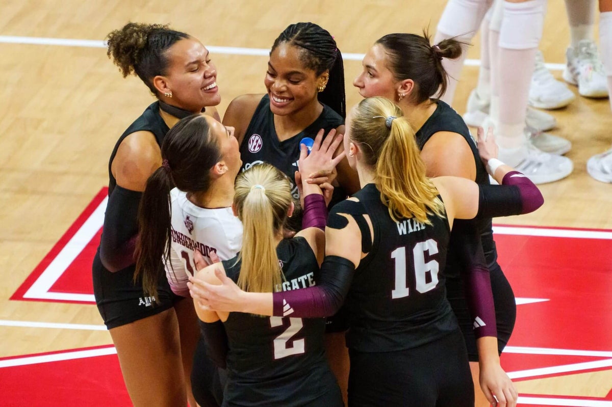 Featured image for Texas A&M Ends Nebraska's Perfect Season in Volleyball Shock