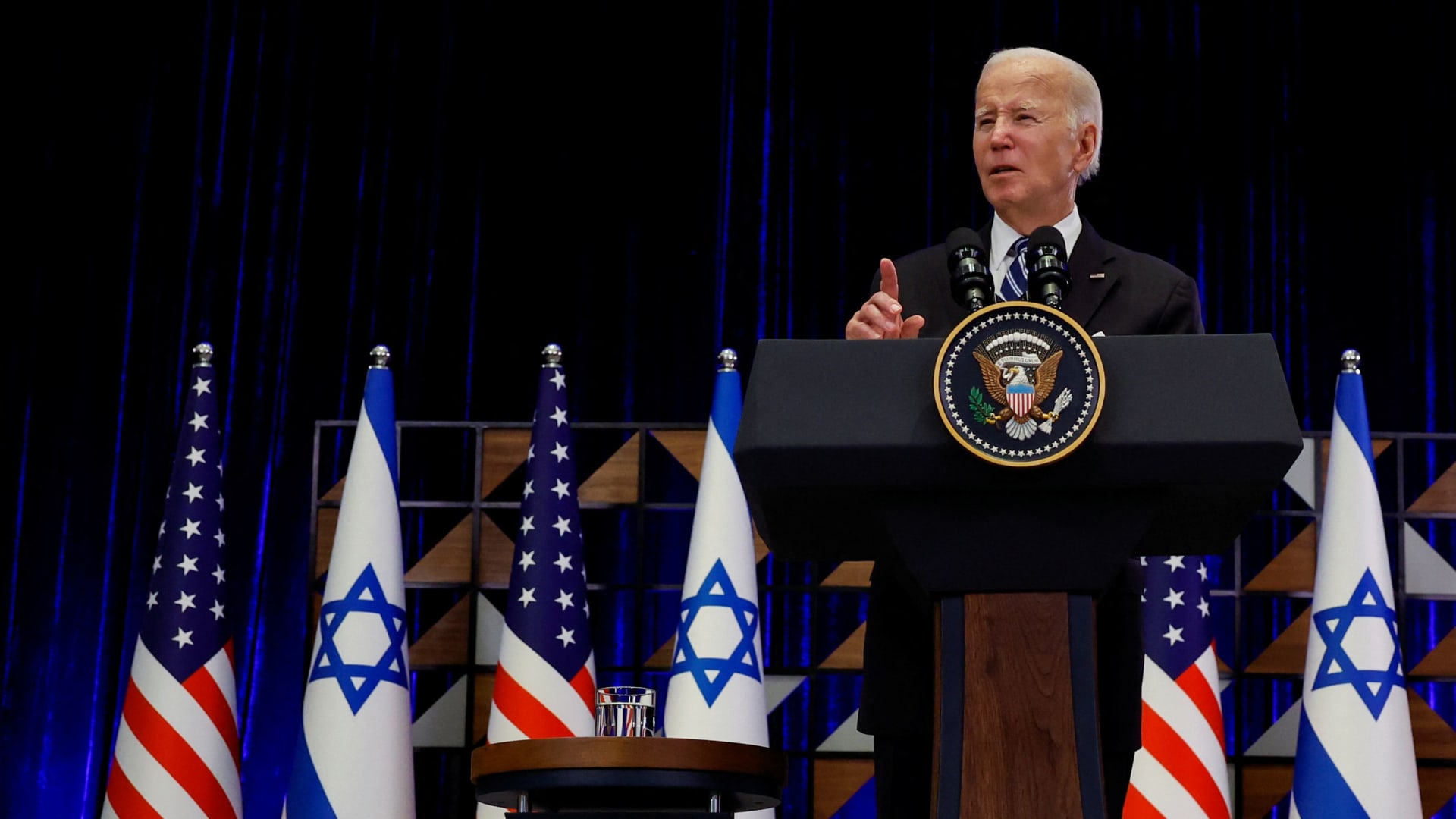 "Biden Commits $100 Million for Humanitarian Relief in Gaza and West Bank, Unprecedented Israel Aid"