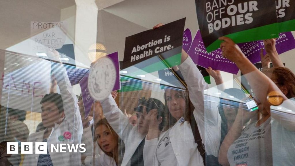 North Carolina Republicans override governor's veto on 12-week abortion ban.