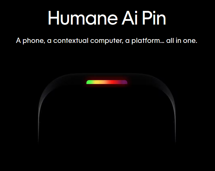 "Ex-Apple Execs Launch Humane Ai Pin, a Screenless Anti-Apple Vision Pro Device"