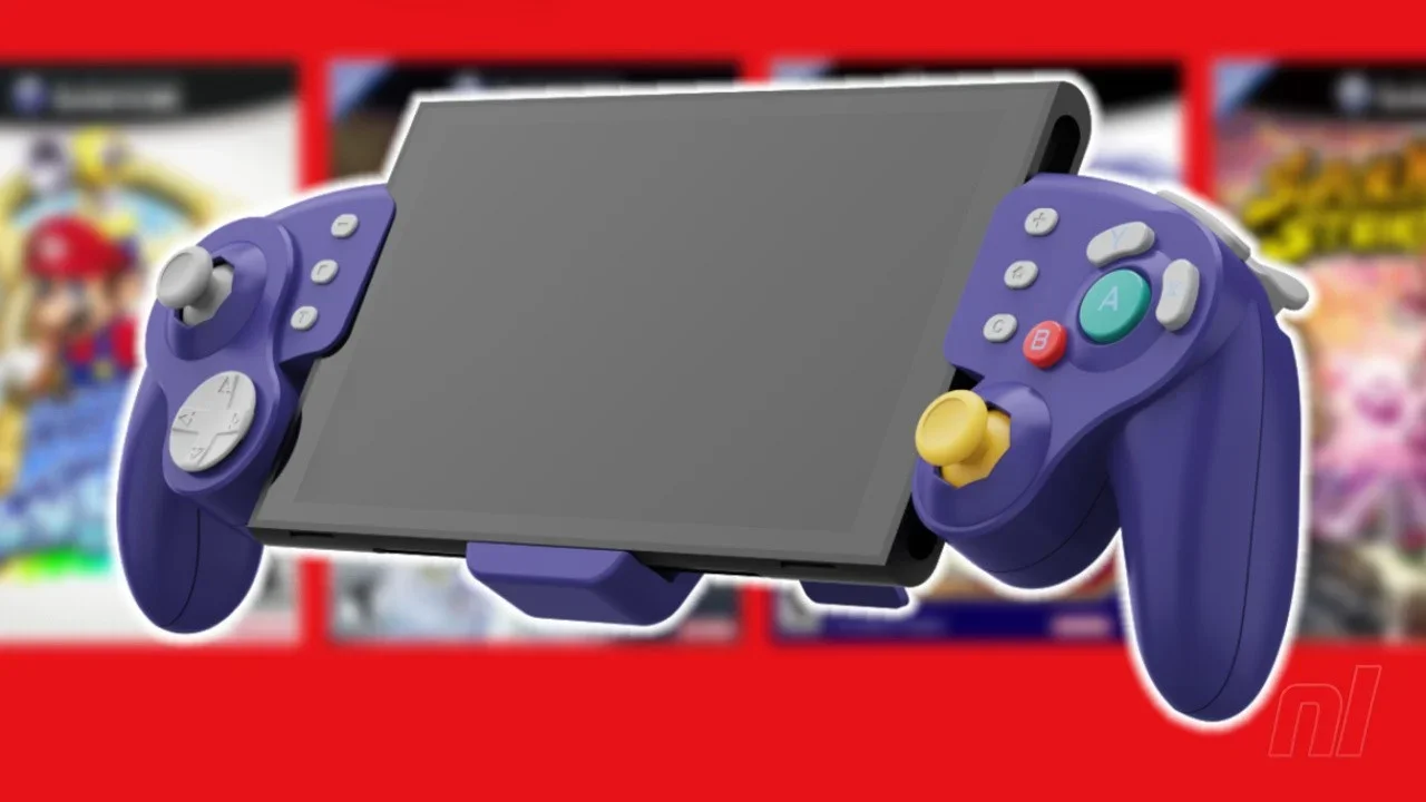 Switch 2 grip promises GameCube-style handheld control