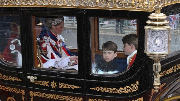 "Prince Louis steals the show at King Charles III's coronation with adorable antics"