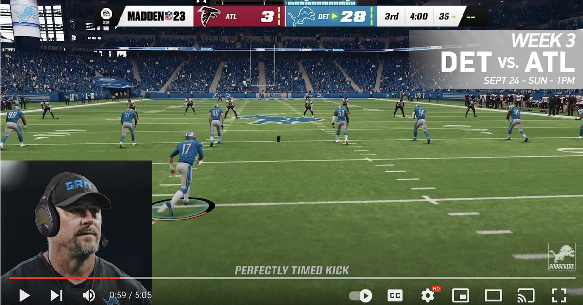 Featured image for "Uncovering Easter Eggs in Detroit Lions' 2023 Schedule Release Video"