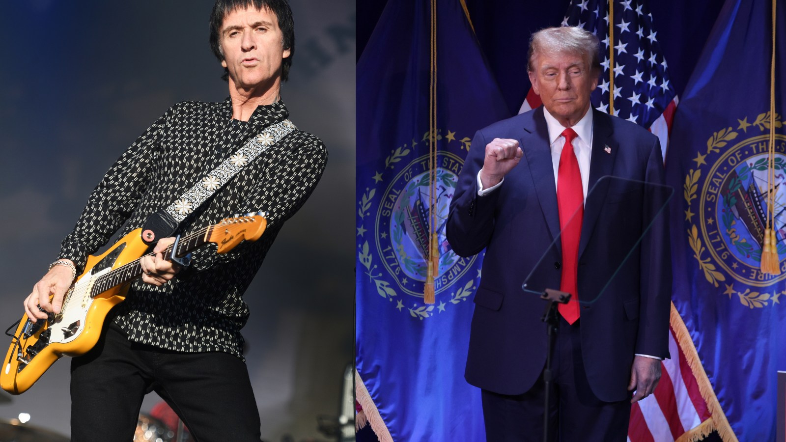 Featured image for Johnny Marr Condemns Trump's Use of The Smiths Song at Rally