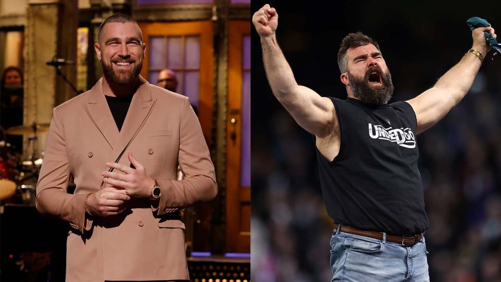 Featured image for "Travis Kelce: From NFL Star to Game Show Host with Taylor Swift?"