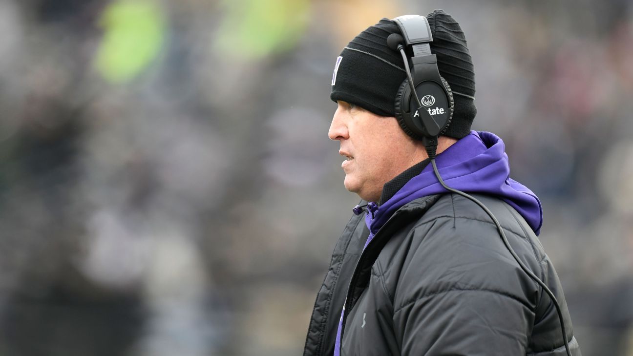 Featured image for "Northwestern Football Coach Pat Fitzgerald Under Fire Amid Hazing Scandal"