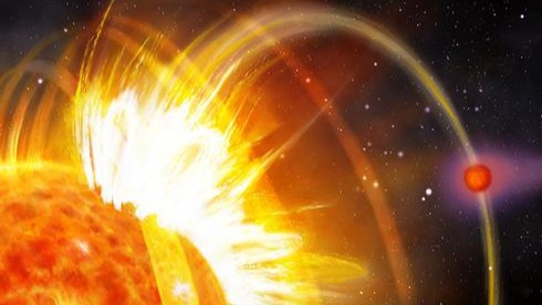 Featured image for Scientists Discover a 'Suicidal' Exoplanet Triggering Its Star's Explosive Flares
