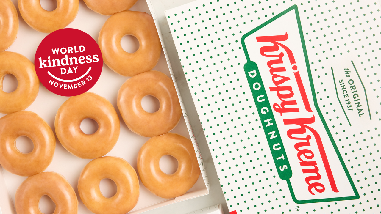 Featured image for Krispy Kreme Celebrates World Kindness Day with Free Doughnuts