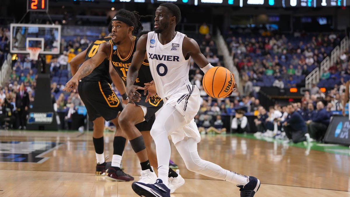 Featured image for Xavier stages comeback to avoid upset by Kennesaw State in NCAA Tournament.